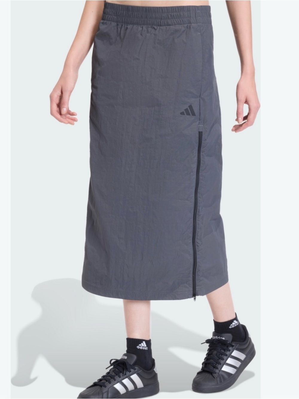 adidas Women's City Tech Woven Zipper Track Skirt